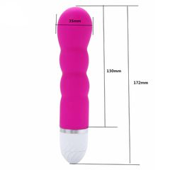 Vibrating Silicone G-Spot Vibrator Fuchsia-thumb-2
