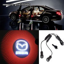 MAZDA RX8,LED ΛΑΜΠΕΣ ΓΙΑ ΤΟ ΕΣΩΤΕΡΙΚΟ ΤΗΣ ΠΟΡΤΑΣ ΠΟΥ ΔΗΜΙΟΥΡΓΟΥΝ ΦΩΤΙΖΟΜΕΝΗ ΣΚΙΑ ΣΤΟ ΔΡΟΜΟ ΜΕ ΤΟ ΣΗΜΑ ΤΗΣ ΜΑΖDA!-thumb-2