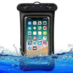Αδιάβροχη Θήκη Waterproof Pouch Floating Airbag Για Κινητά έως 7,2" - Μαύρο
