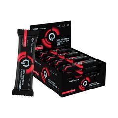 QNT Protein Crunchy Bar Creamy Strawberry 40% Πρωτεΐνη 12x65g