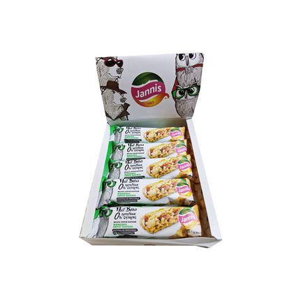 Jannis Ψημένοι Ξηροί Καρποί μπάρες - 10x28g (0% ζάχαρη προσθήκη)