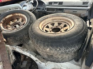 ISUZU kινητηρα απο κλουβα 4χ4 μαζι με σαζμαν διαφορικα κεντρικη ζαντεσ λαστικα ειδη φανοποιιασ κλπ-thumb-9