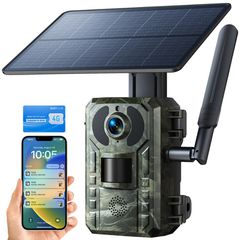 Campark TC25 2K 4G Live Video Trail Camera με Εφαρμογή και Ηλιακό Πάνελ (Μπαταρία 7800mAh/2K/Αμφίδρομη Επικ./120°)