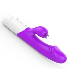 Licking Rabbit Vibrator Purple-thumb-2
