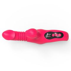 Thrusting Heating And Suction Rabbit Vibration Red-thumb-2