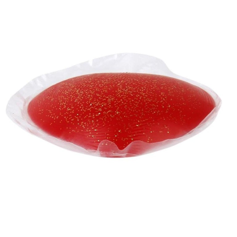 Silicone Thin Heart Breast Cover Red
