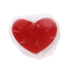 Silicone Thin Heart Breast Cover Red-thumb-1