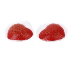 Silicone Thin Heart Breast Cover Red-thumb-3