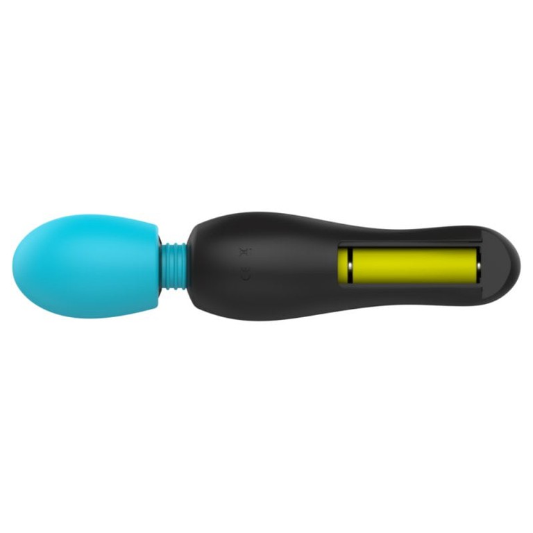 Wand Massager 12 Frequency Vibration Black
