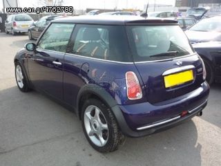 MINI COOPER  MHΧΑΝΗ 1,6  ΚΑΙ  ΠΟΛΛΑ ΑΛΛΑ ΑΝΤΑΛΑΚΤΙΚΑ ΜΗΧΑΝΙΚΑ ΚΑΙ ΛΑΜΑΡΙΝΑ-thumb-1