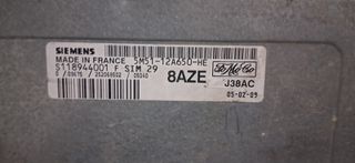 Εγκέφαλος FORD FOCUS 5M51-12A650-HE SIM29 MK2 1.6L - 16V - 116PS TI-VCT HXDA - HXDB 2004 - 2011 SIEMENS
