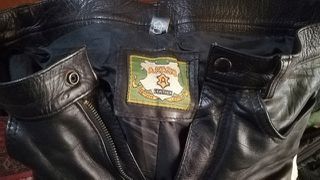 Παντελόνι 80 's vintage δερμάτινο Akaso,