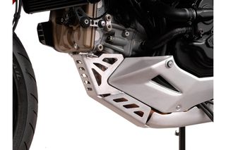 SW-MOTECH προστατευτική ποδιά αλουμινίου για Ducati Multistrada 1200 / S (10-14) Ασημί