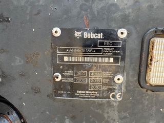 Εκσκαφέας Με Ερπύστριες Bobcat 2016 E 50 ΤΣΑΠΑΚΙ-ΜΗΔΕΝ ΠΕΡΙΣΤΡΟΦΗ-5ΤΟΝΩΝ-thumb-8