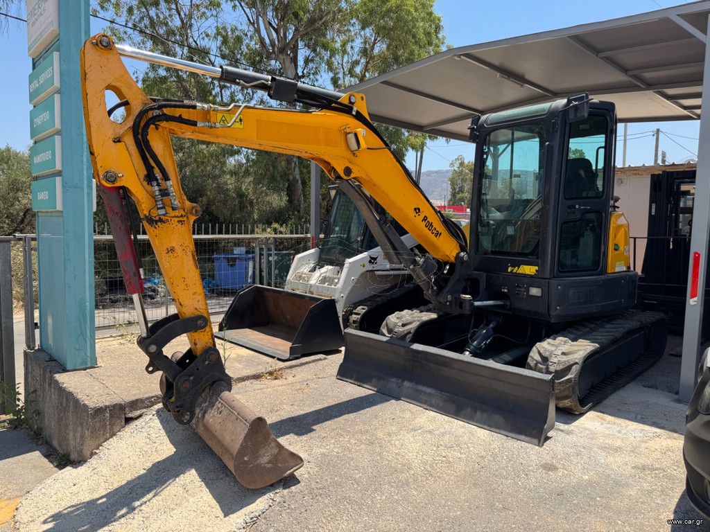 Εκσκαφάκι (διαβολάκι) Bobcat 2016 E 50 ΤΣΑΠΑΚΙ-ΜΗΔΕΝ ΠΕΡΙΣΤΡΟΦΗ-5ΤΟΝΩΝ