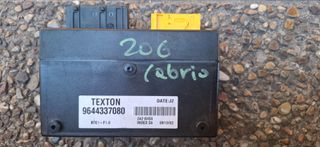 PEUGEOT 206CC 206 CC TEXTON 9644337080 BTE1-F1.0 24218458 INDEX:C6 ΕΓΚΕΦΑΛΟΣ ΚΟΥΚΟΥΛΑΣ