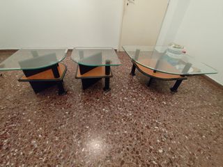 Τραπεζάκια σαλονιού με κρύσταλλο