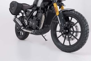 SW-MOTECH προστατευτική ποδιά αλουμινίου για Triumph Scrambler 400 X (23-) Μαύρο