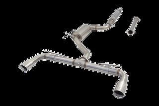 3" Cat-Back System with Varex Muffler, 304 Stainless Steel