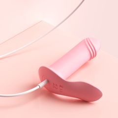 App-Driven Vibrating Dildo for Hands-Free Pleasure Pink-thumb-8