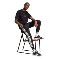 adidas Sportswear Men's Lounge Pizza T-Shirt Μαύρο JM0347 (adidas Sportswear)