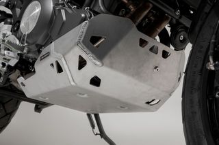 SW-MOTECH προστατευτική ποδιά αλουμινίου για Benelli TRK 502 X (18-) Ασημί-thumb-2