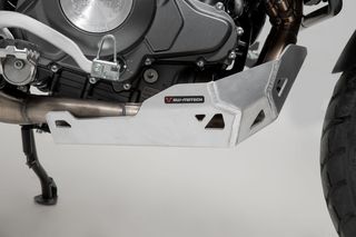 SW-MOTECH προστατευτική ποδιά αλουμινίου για Benelli TRK 502 X (18-) Ασημί-thumb-3