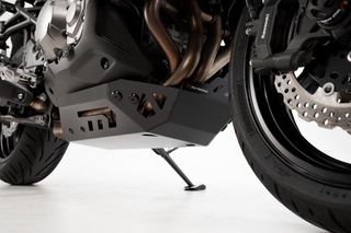 SW-MOTECH προστατευτική ποδιά αλουμινίου για Kawasaki Versys 1000 (18-) Μαύρο