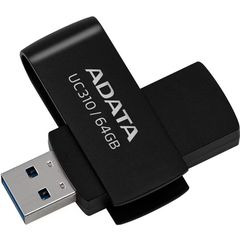 Adata UC310-64G-RBK UC310 64GB USB 3.2 Stick Μαύρο