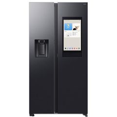 Samsung RS90F66BEFEO FAMILY HUB Ψυγείο Ντουλάπα 614lt , NoFrost , E , Μαύρο Υ178.4xΠ91.2xΒ72.6 εκ.