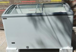 Καταψύκτης Μπαούλο Με Κουρμπαριστά Συρόμενα Κρύσταλλα 394Lt 129,1x67,8x91Cm TENSAI - Καινούργιος.