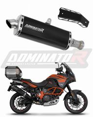 Dominator Εξάτμιση Τελικό P7 Black KTM 1290 Adventure S/R 2015 - 2020 Με Σιγαστήρα
