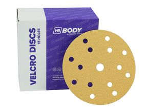 HB Body - Velcro Disc 240 Grit (15 Holes) - Γυαλόχαρτο Τρυπητό με Velcro - 150mm - 100τμχ