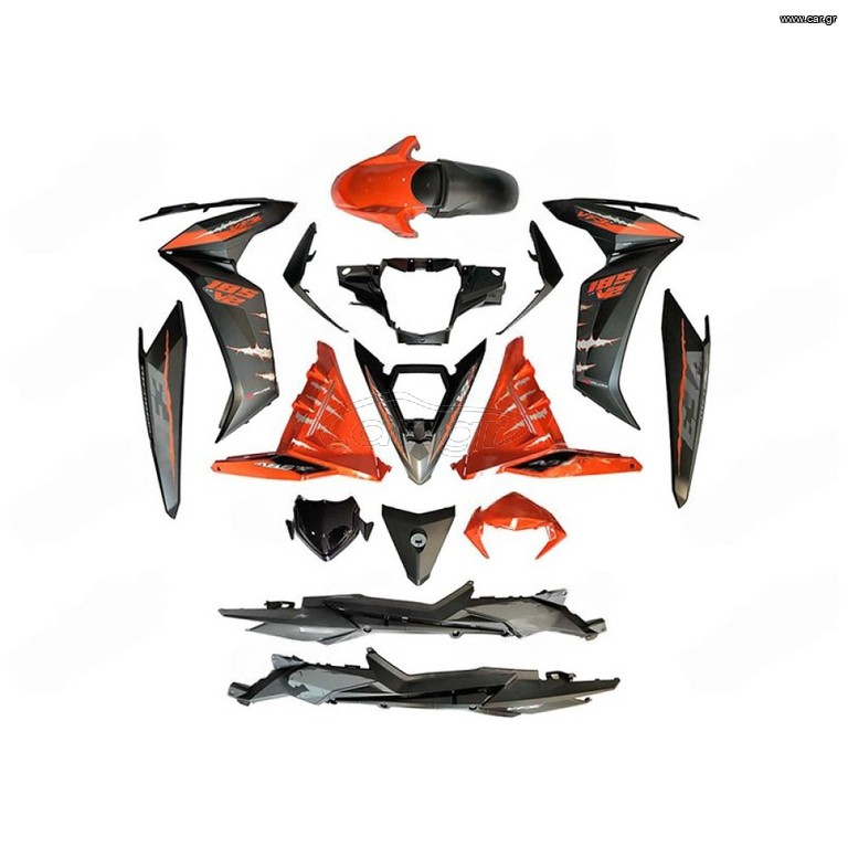 SYM VF 185 KIT ΠΛΑΣΤΙΚΑ