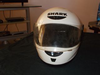 SHARK XR Image / Full Face Helmet / Medium / Polar White / Δώρο έξτρα ζελατίνα !!!