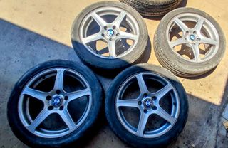 ΖΑΝΤΟΛΑΣΤΙΧΑ BMW 17" με ελαστικά 2254517 BRIDGESTONE (5×120) τέσσερα μεταχειρισμένα***TYRES SHOP PARADISIS***