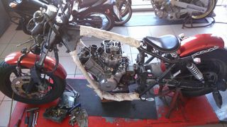 Honda Magna 1997 bobber custom build-thumb-24