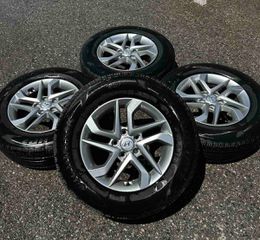 ΖΑΝΤΟΛΑΣΤΙΧΑ ΑΛΟΥΜΙΝΙΟΥ 16" ΟΕΜ HYUNDAI TUCSON 5X114,3 6,5X16 ΓΝΗΣΙΑ ΜΕ ΕΛΑΣΤΙΚΑ 215/70-16