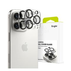 Tempered Glass Full Face Ringke για Τζαμάκι Κάμερας Apple iPhone 16 Pro/ 16 Pro Max/ 17 Pro/ 17 Pro Max Διάφανο (2 τεμ)