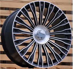 Mercedes Style 313 10x21 5x112 ET35 Black Face Machined