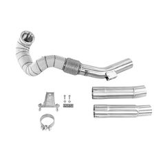 Decat Downpipe με Θερμική Ασπίδα  Golf 7  GTI / Leon 3 Cupra (2.0 TSI EA888.3) FWD