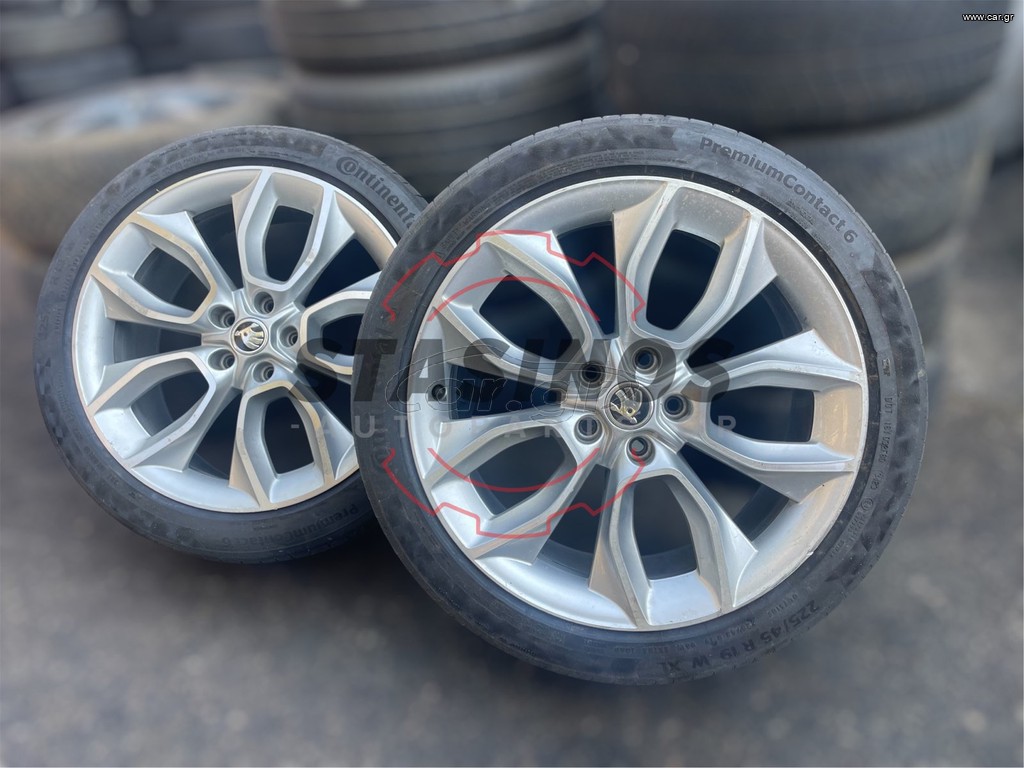ΖΕΥΓΑΡΙ ΖΑΝΤΕΣ ΑΛΟΥΜΙΝΙΟΥ 19'' SKODA KAROQ (57A601025G)