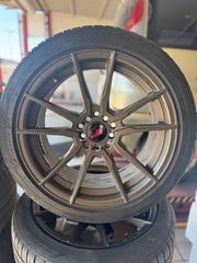 ΖΑΝΤΕΣ 17'' JapanRacing (JR21) 9X17-7X17 ASSYMETRIC ΔΙΠΛΟ ΚΑΡΕ 5Χ100-114.3