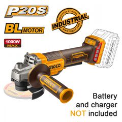 CAGLI211156E Γωνιακός Τροχός Μπαταρίας 115mm 20V (Solo) - SOLO - INGCO (#CAGLI211156E)
