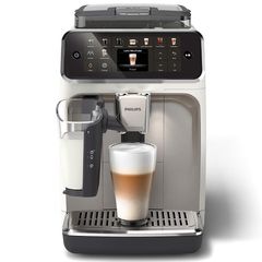 Philips EP5543/90 Series 5500 Αυτόματη Μηχανή Espresso 1500W Πίεσης 15bar για Cappuccino με Μύλο Άλεσης Λευκή