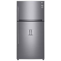 LG GTF916PZPED Ψυγείο Δίπορτο 592lt Total NoFrost Υ184xΠ86xΒ73εκ. Inox