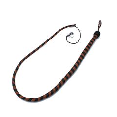 Leather Whip Black & Brown 140 cm-thumb-1