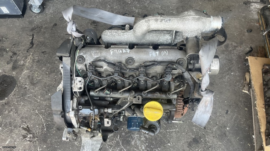 Μοτέρ diesel F9QK7 1.9 dCi 101 PS, από Renault Scenic I 1998-2002, για Renault Megane I, Renault Trafic-Opel Vivaro-Nissan Primastar 2000-2005