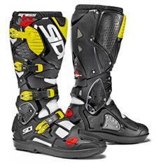 ΜΠΟΤΕΣ OFF-ROAD SIDI CROSSFIRE 3 SRS WHITE BLACK YELLOW FLUO