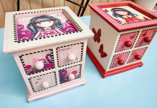 Διακοσμητικά Κουτιά Συρταριέρες Santoro Gorjuss